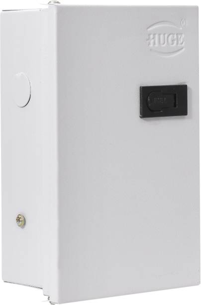 Huge 4 Way SPN MCB Box, Double Door MCB Distribution Board, Iron, Off White Distribution Board