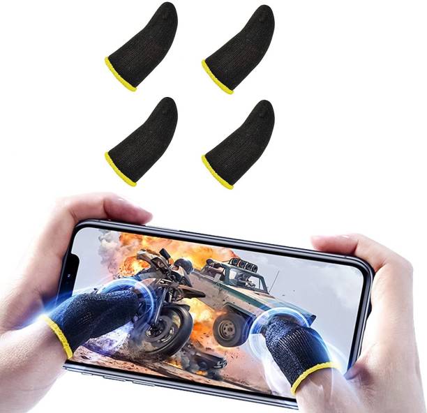 battlefire Finger Sleeve For Pubg and all Gaming (Suitable for all smartphones) paqck of (8) Finger Sleeve