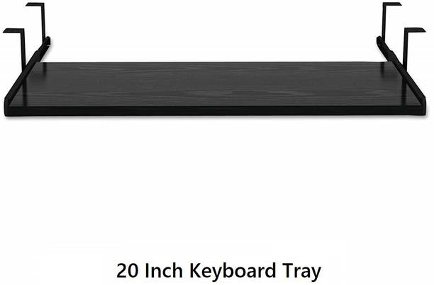 UniAart Wooden Keyboard Tray with Height Adjustable – Perfect Options for Office and Home Desk ( 11 x 20 Inch) Keyboard Tray