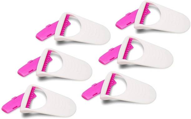 imelda Hair Removal Disposable blades 6 pc Safety Stainless blade Wet Use shaving razor, Men & Women