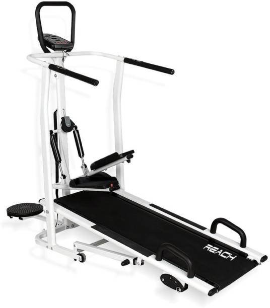 Reach T-100 Manual 4in 1 Running Machine With Twister Stepper Jogger Treadmill