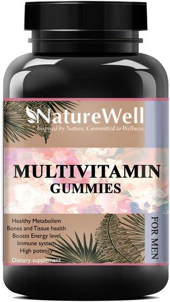 Naturewell Multivitamin Gummies for Men with Superfoods & Prebiotics Advanced