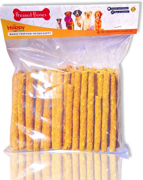 Happysome Mutton/Chicken Rawhide Dog Chew Sticks (500 GMS) Dog & Cat Chew