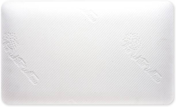 The White Willow King Size Thin Neck and Back Pain Relief Ventilated Active Air, Memory Foam Solid Sleeping Pillow Pack of 1