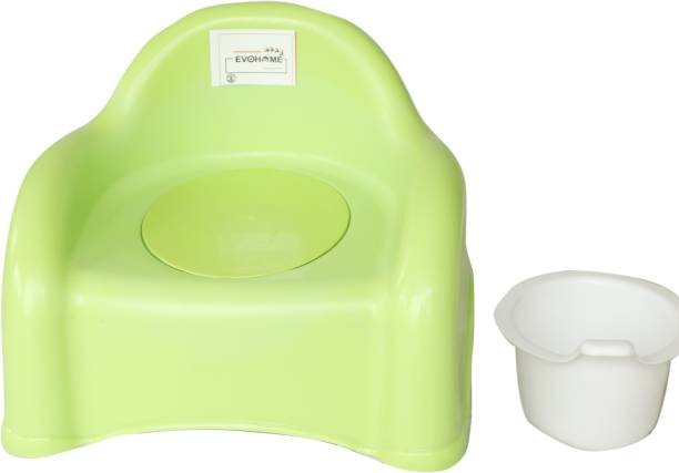 EVOSHINE Soft Cushioned Designer Baby Potty Seat / Toilet Seat With Inner box Potty Training Seat Toilet Bathroom Stool Non-Slip for Boys & Girls Toddlers Kids Potty Box