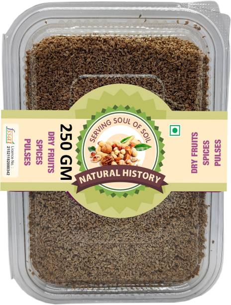 natural history Brand - Carom (Ajwain) 250 Gm (Pack Of 1)