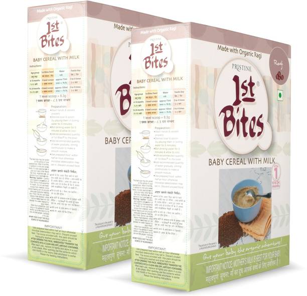 1st Bites Baby Food (6-24 Months) Stage-1, 100% Organic Ragi|Infant| Cereal