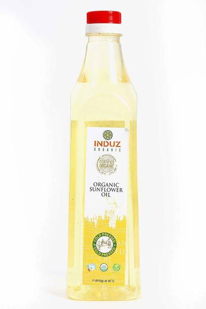 INDUZ ORGANICS Sunflower Oil Sunflower Oil Plastic Bottle