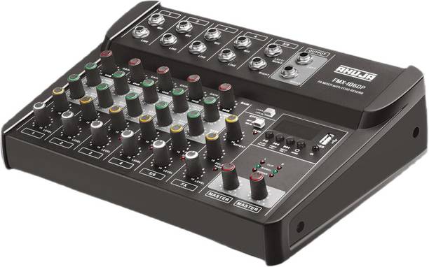 Ahuja FMX- 106DP PA Mixer with ECHO REVERB Analog Sound Mixer