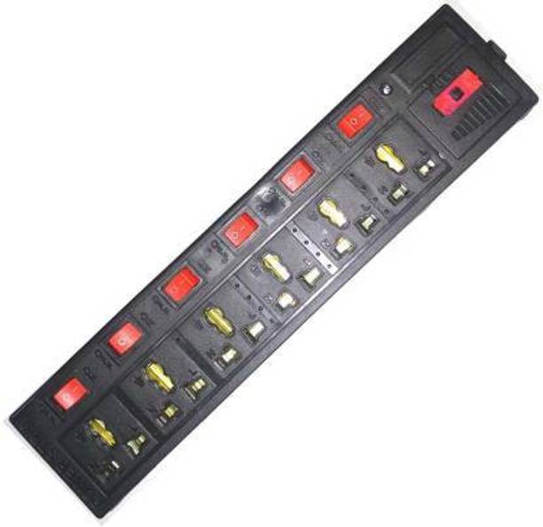 D-DEVOX Extension Cord;6 Amp 6 Universal Multi Plug Point Extension Board (Cord Length: 2.5 Meter) with LED Indicator and on/off Switch - 6Socket Extension Boards 6  Socket Extension Boards