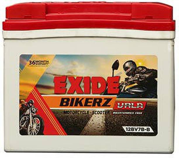 EXIDE FBV0-12BV7B-B 7 Ah Battery for Bike