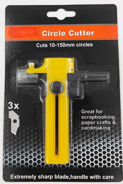 Prescent 10-150 mm Circle Cutter Tool Trimmer Round Knife for Cutting Paper Art and Craft Cutting Mat