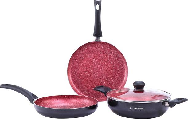 WONDERCHEF Induction Bottom Non-Stick Coated Cookware Set