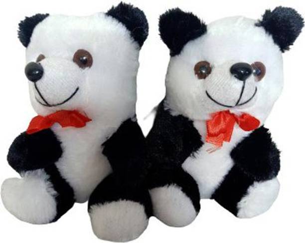 365 Degree Combo of Panda Bear Soft toy for kids ( Small Size )  - 8 cm