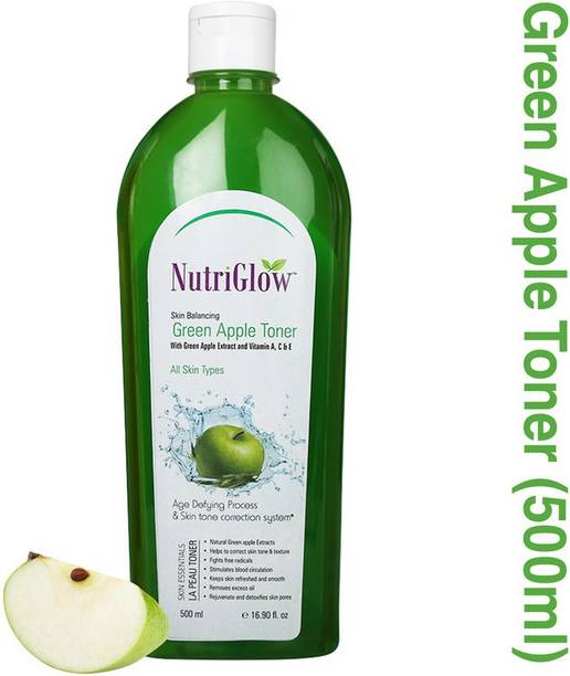 न्यूट्रीग्लो Skin Balancing Green Apple Toner With Vitamin A,C & E