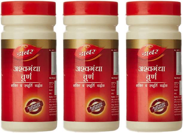 Dabur Ashwagandha Churna for Stamina & Energy (Pack of 3)