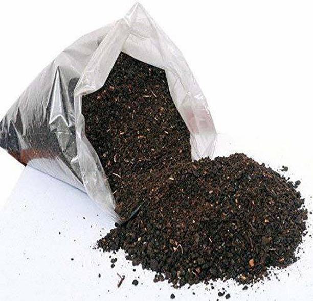 Chitransh Cocopeat Loose, Brown, Pack of 3 kg, Organic Potting Soil for Plants Manure