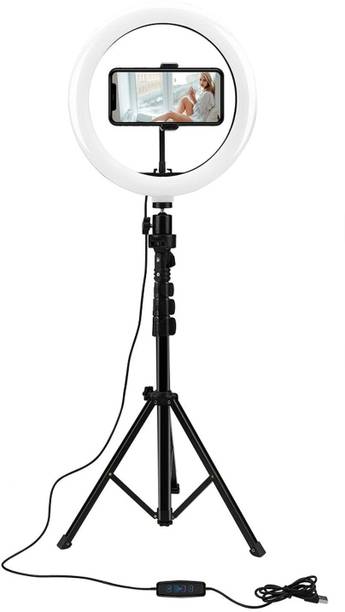 Wrapo Portable LED Ring Light Tripod Stand Live Selfie Holder USB Plug 10 Inch Fill Light for YouTube Tiktok VK Vlog Makeup Tripod