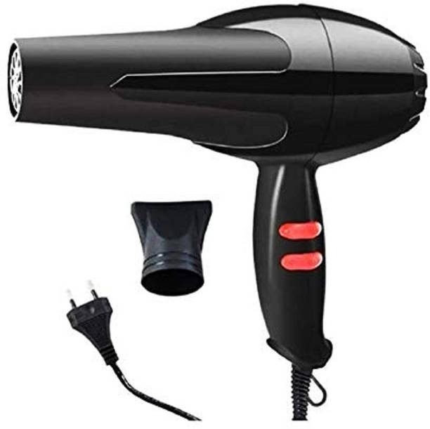 CK INDIA 2888 2888 Professional Salon Hair Dryer Men and Women 2 Speed Setting 2 Cool Button with AC Motor Connector Nozzle and Removable Filter Black (1500 Watts) Hair Dryer
