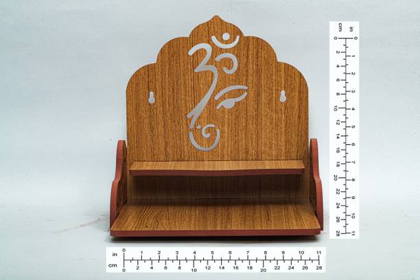 STASTORE Wooden Temple Brown Engineered Wood Home Temple