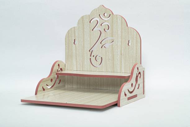 STASTORE Singhasan for Krishna Wooden Laddu Gopal Singhasan for Pooja Mandir Krishna Singhasan Solid Wood Home Temple Engineered Wood Home Temple