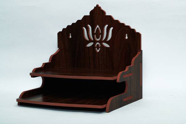 Rudrax Temple Wooden Beautiful Plywood Mandir Pooja Room Home Decor Office Engineered Wood Home Temple Engineered Wood Home Temple