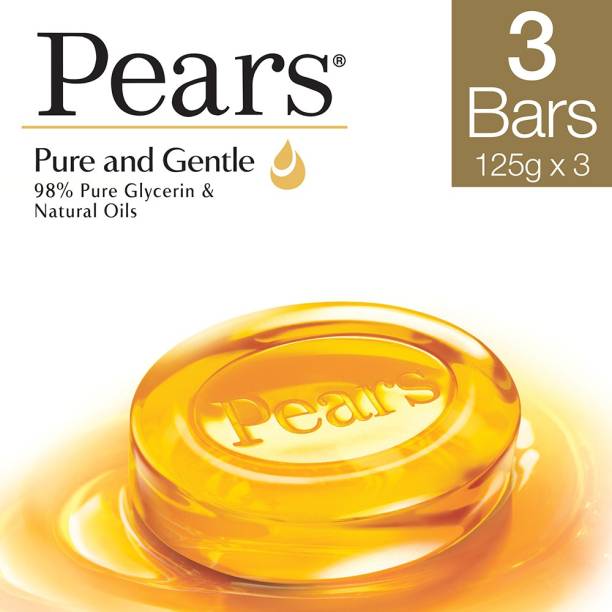 Pears Pure & Gentle Body Soap For Soft Skin ,Paraben-Free