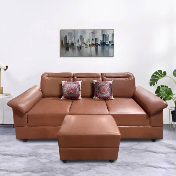 ELTOP Lifestyle Marco Leatherette 4 Seater  Sofa