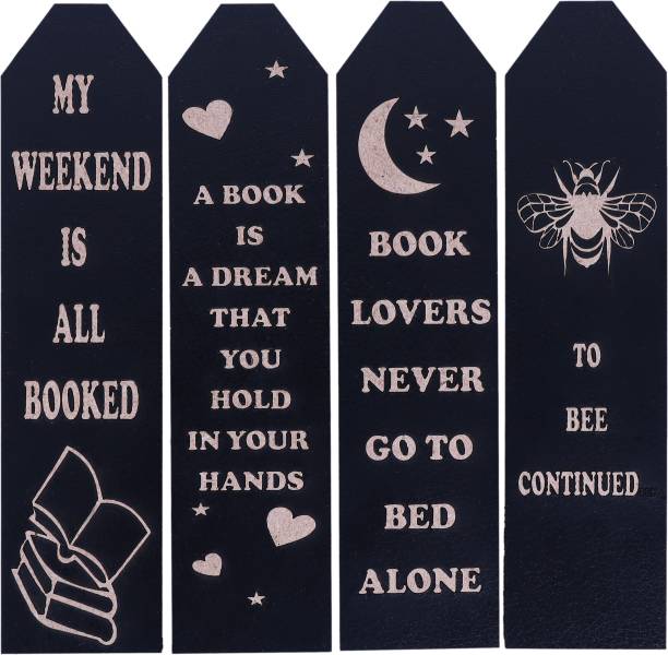 WOODOLOGY INDIA WOODEN Bookmarks for Book Lovers Gift for Readers Eco-Friendly Bookmarks Wooden Bookmark