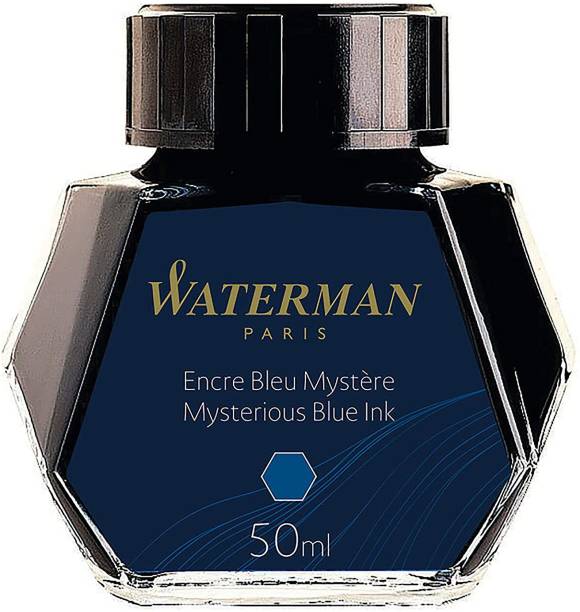 Waterman Blue/Black Shade Ink (Mysterious Blue) 50 ml Ink Bottle