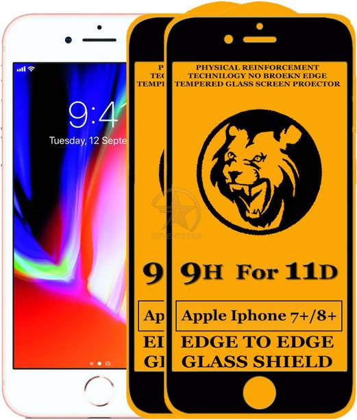 SEVEN7STAR Edge To Edge Tempered Glass for Apple iPhone 8 Plus