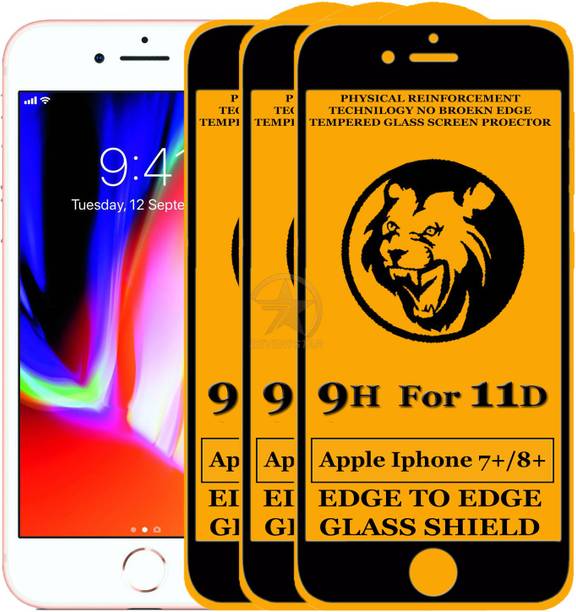SEVEN7STAR Edge To Edge Tempered Glass for Apple iPhone 8 Plus