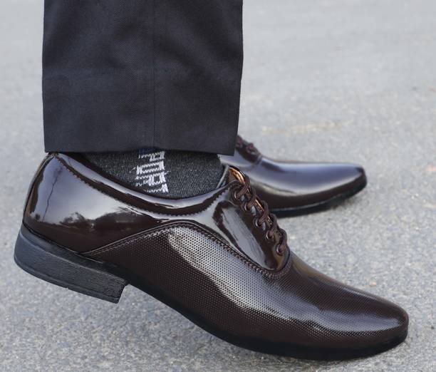 Synthetic Leather Derby Formals Derby For Men