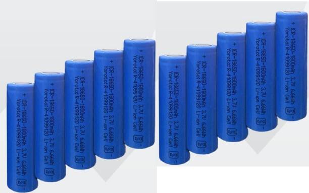 Neoware 3.7v 1800mAh 18650 Lithium Ion Li-ion  Cell, 18x65 mm, Pack of 10  Battery