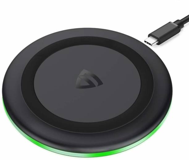 RAEGR RG10048 Arc 500 Type-C PD Qi-Certified 10W / 7.5W / 5W Fast Wireless Charger with FireProof ABS (No AC Adapter) Charging Pad