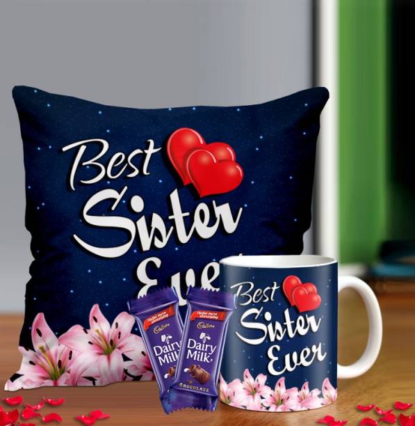 Midiron Gift For Sister, Rakhi gift for Sister, Birthday Gift for Sister, Chocolate gift for Sister, Chocolate Gift Pack Ceramic Gift Box