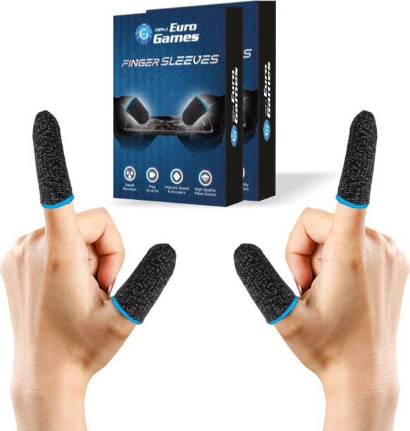 RPM Euro Games Finger Sleeves For Mobile Gaming Pubg Free Fire and Other Games 4 Sleeves/2 Boxes Finger Sleeve