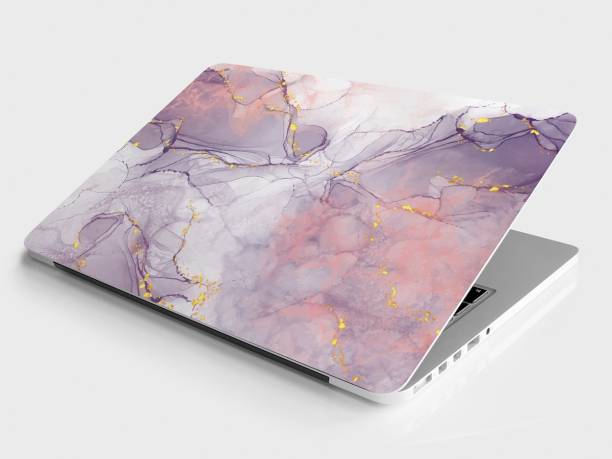 DWELLSINDIA Marble Skin for Laptops Upto 15.6 Inch (HD Quality, Pink) Vinyl Laptop Decal 15.6