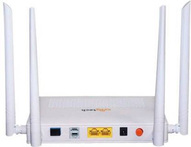 Syrotech SY-2010WADONT 1200 Mbps Router (White, Dual Band) 4G Router 2.4 GHz 300 Mbps Wifi Speed Dual Band External Antenna Ethernet (Cable Broadband)