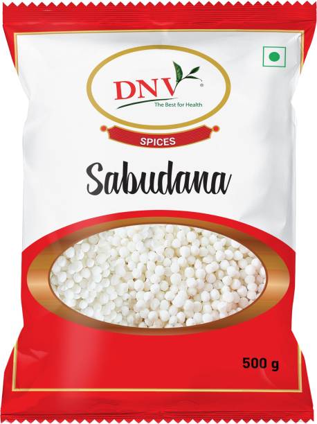 DNV Whole Bada Sabudana 500gm each | Bada Sabu Dana | Tapioca Granules , Pack of 4 Sago