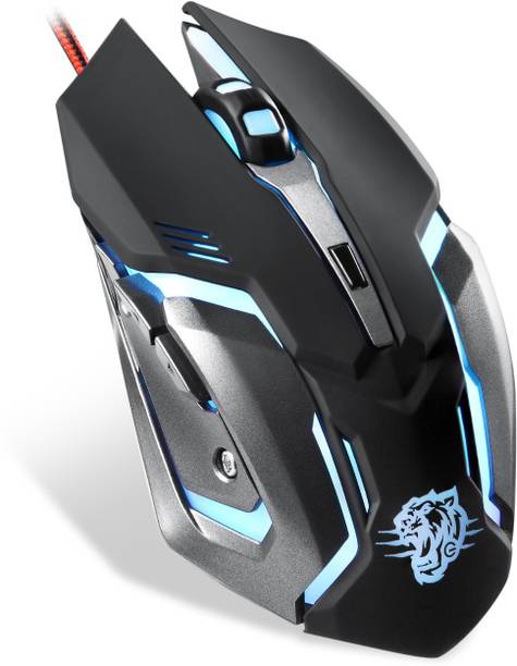 ENTWINO 6 Buttons Gaming Mouse Up to 3200 DPI With RGB Lights, For Gamers and Developers, GRENADE. Wired Ambidextrous Optical  Gaming Mouse
