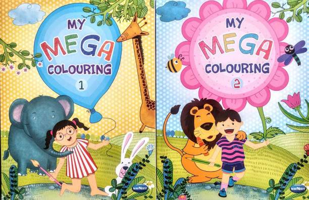Super Saver Combo Of Navneet My Mega Colouring 1 & 2