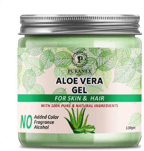 puranex 100% Pure & Natural Aloe Vera Gel For Deep Cleansing, Soft, Pimple free, Extra Glowing & Shiny Skin Face Pack 100 GM (Pack of 1) 100 GM Each
