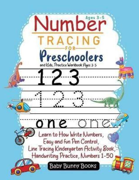 Number Tracing for Preschoolers and Kids, Practice Workbook Ages 3-5