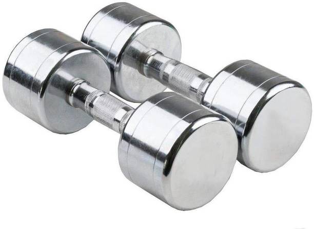 YMD Pair of 2.5KG X 2 Steel Fixed Weight Dumbbell