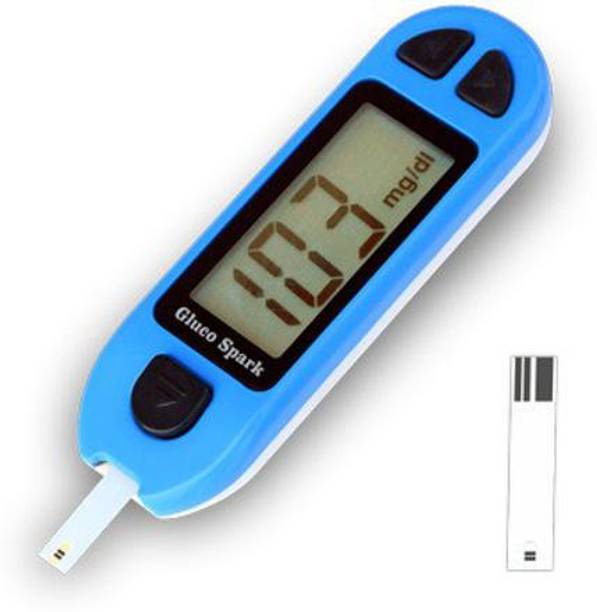 gluco spark glucometer KIT WITH 50 STRIPS . Glucometer