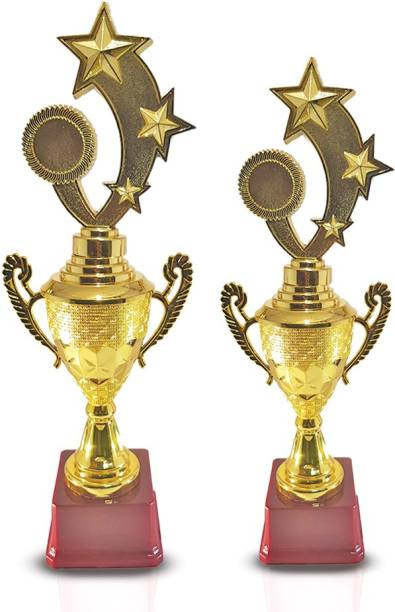 Plastic Tulip Shape Trophy Cup Prize Award Competition Sports Winner Table Decor