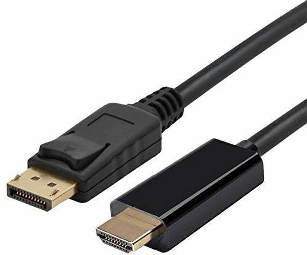 autoskills HDMI Cable 1.5 m Display Port (DP) to HDMI Cable Male to Male Cord