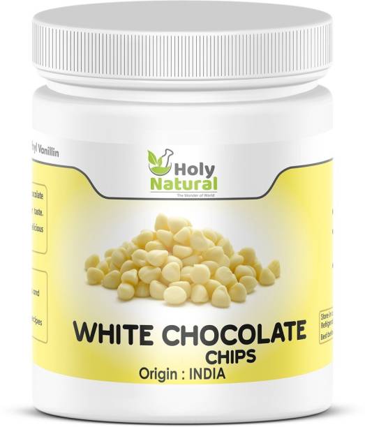 Holy Natural White Chocolate Chips - 200 GM Caramels, Truffles, Bites