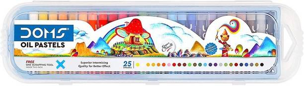 DOMS 25 Shades Oil Pastel Plastic Pack